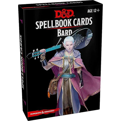 box cover for Bard Spellbook Cards from Dungeons & Dragons