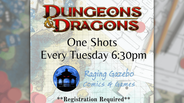 DnD Tuesday One Shot poster