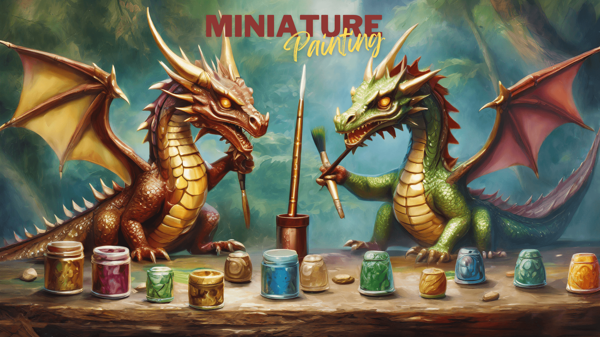 Dragons painting miniatures